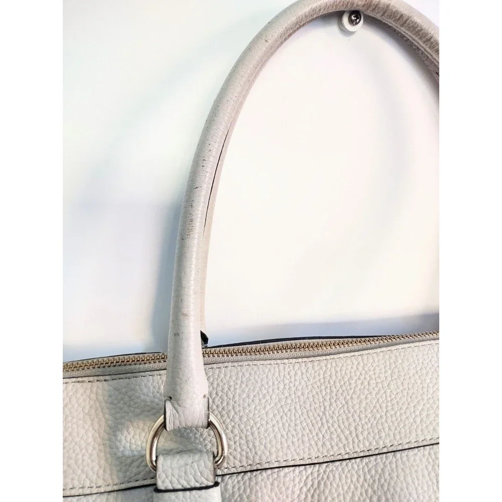 Kate Spade New York Putty Color Large Shoulder Bag 14.5